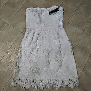 Ellison white crochet dress